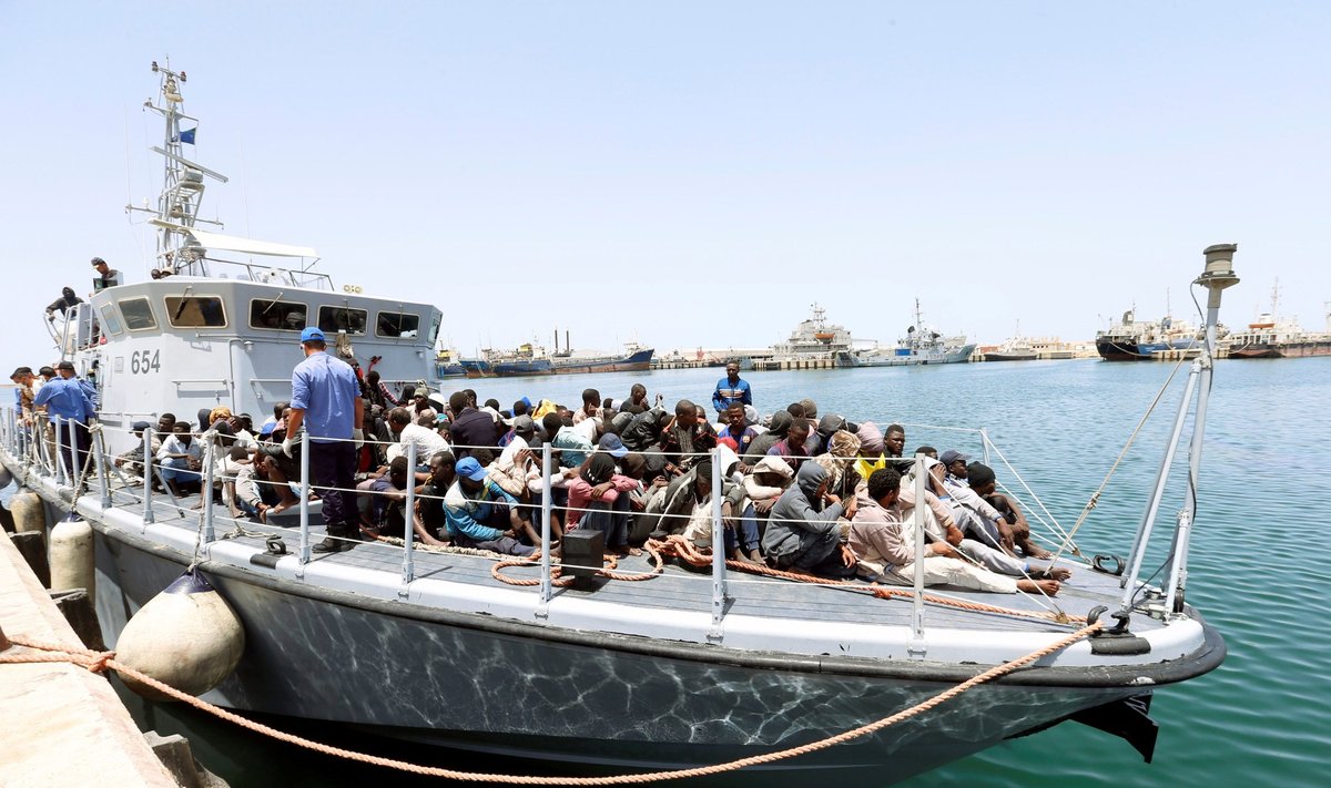 Libijos pakrančių apsaugos tarnyba išgelbėjo 65 migrantus