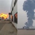 Kinijoje per sprogimą chemijos gamykloje žuvusiųjų skaičius padidėjo iki 64