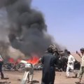 Sirijoje numuštas rusų sraigtasparnis: paskelbti pirmieji filmuoti kadrai
