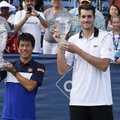 K. Nishikori įveikė J. Isnerį ir laimėjo turnyrą JAV