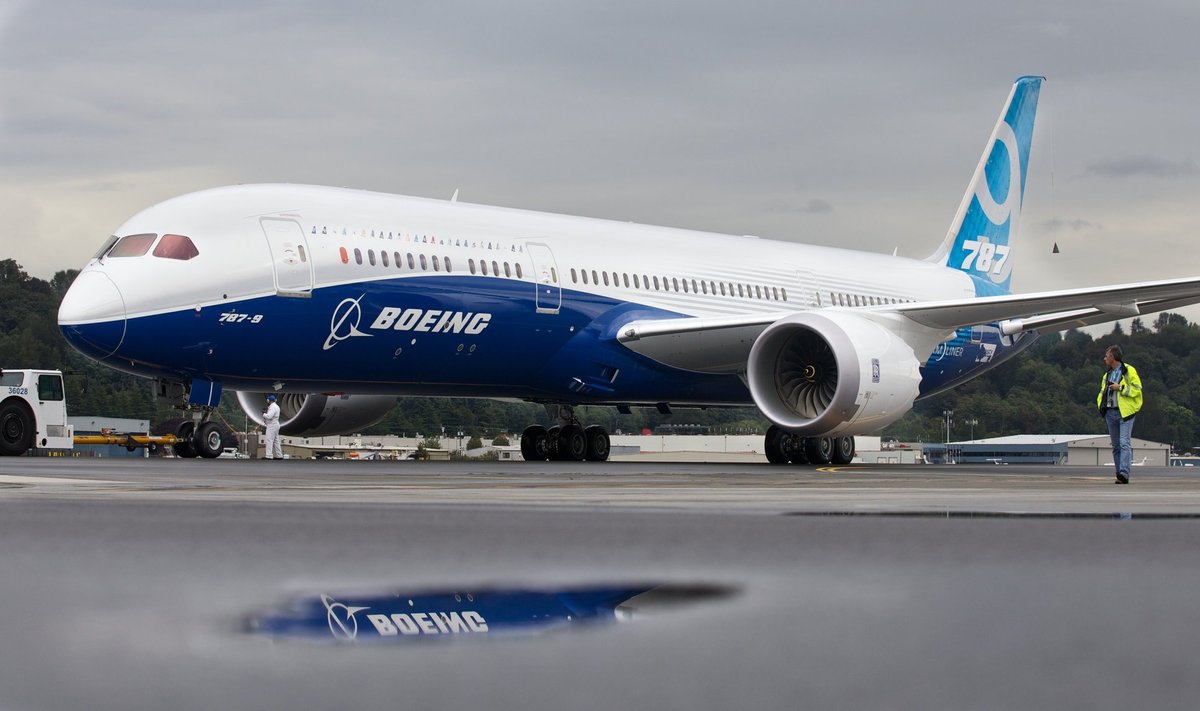 Naujojo Boeing Dreamliner modelio skrydis