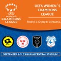UEFA moterų Čempionių lygos atrankos turnyro finalas: FC Gintra - FC Glasgow City