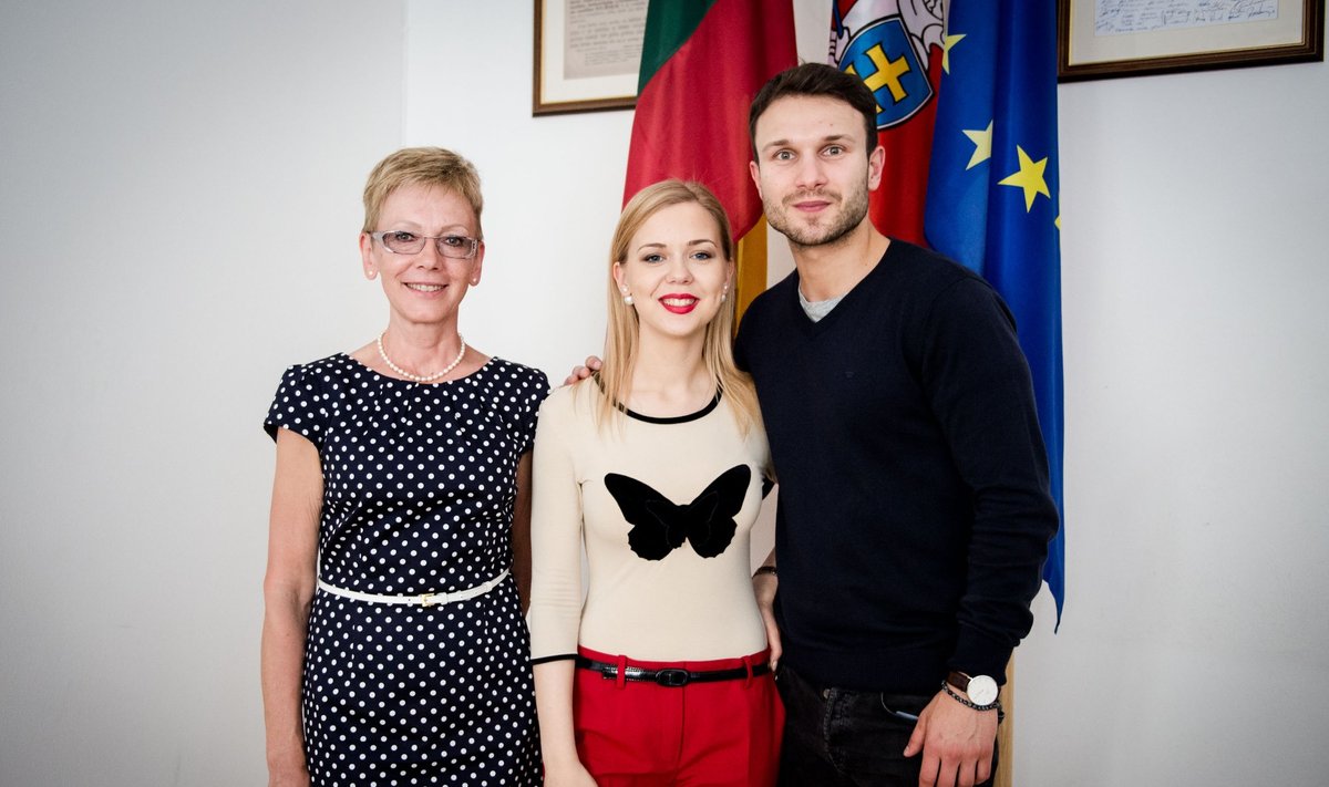V. Baumila, M. Linkytė su delegacija lankėsi Lietuvos ambasadoje Austrijoje
