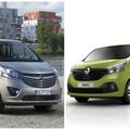 Pristatomi naujieji „Opel Vivaro“ ir „Renault Trafic“