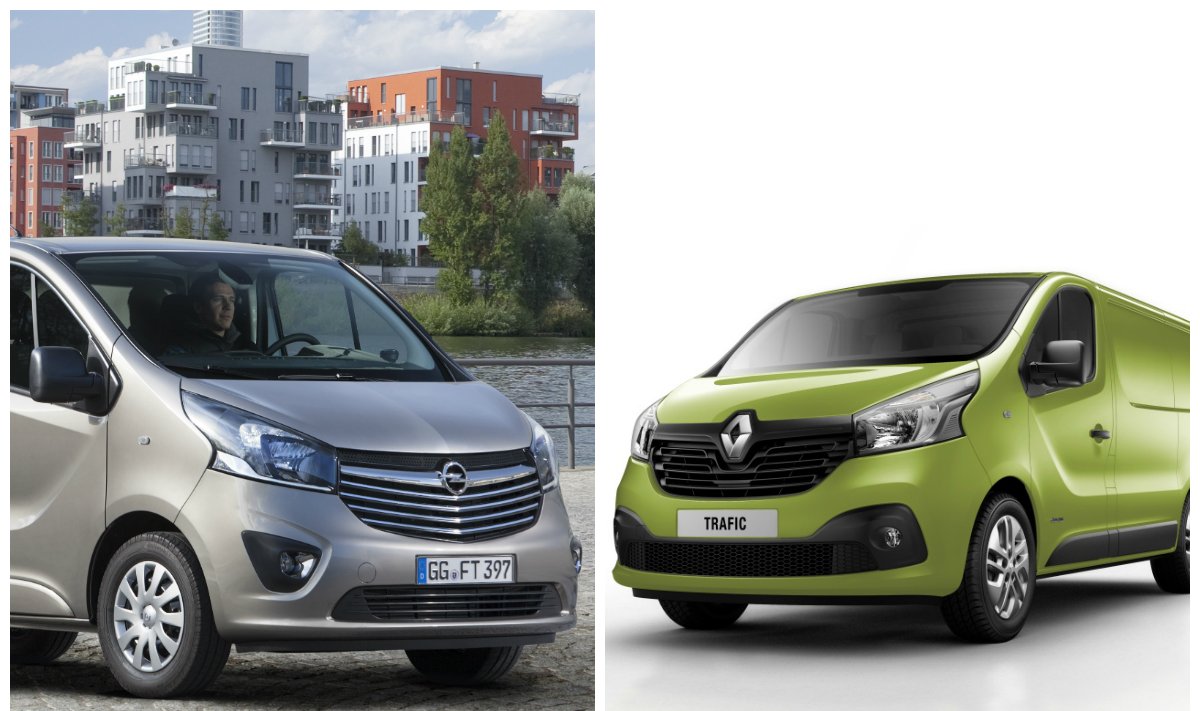 Opel Vivaro ir Renault Trafic