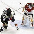 15-as Rytų konferencijos lyderių „Penguins“ ledo ritulininkų pralaimėjimas NHL pirmenybėse