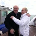 Vaizdai iš Putino ir Lukašenkos pasiplaukiojimo laivu