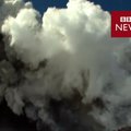 Unikali BBC medžiaga iš Etnos ugnikalnio: sužeidimų patyrę kūrėjai visgi nufilmavo sprogimą