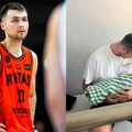 Vilniaus „Ryto“ krepšininkui Lukui Uleckui ir mylimajai Urtei gimė dukra: atskleidė ir išskirtinį vardą