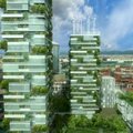 Stikliniai dangoraižiai atgyveno, ateities madą diktuoja vertikalus Milano miškas