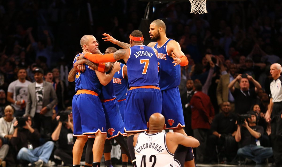 "Knicks" krepšininkai džiaugiasi 16 pergale NBA lygoje
