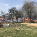 Борьба с пожаром в Шальчининкай: сгорело 20 зданий