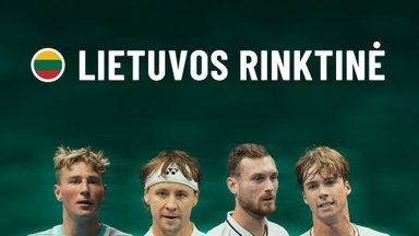 Daviso taurė: Lietuvos ir Pakistano teniso rinktinės – pajėgiausių sudėčių
