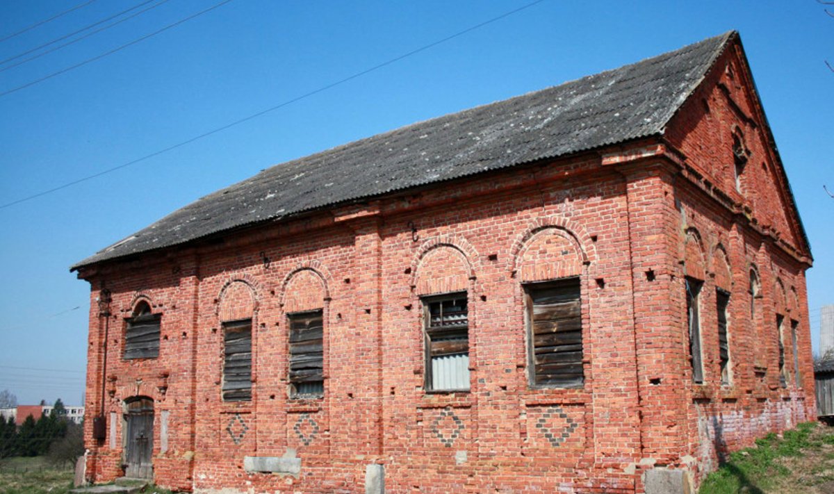 Čekiškės sinagoga, kurios rekonstrukcijos darbus planuojama baigti 2023 m. 