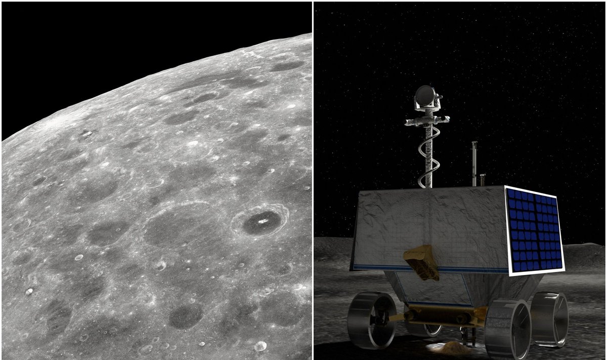 NASA mėnuleigis ieškos vandens.