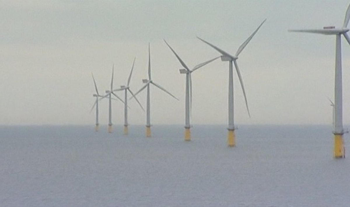 Didžiojoje Britanijoje atidarytas didžiausias jūros vėjo jėgainių parkas