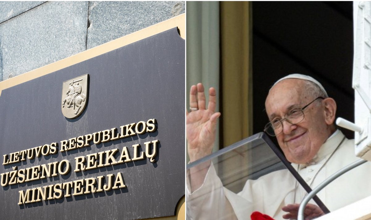Dėl popiežiaus Pranciškaus pasisakymų Lietuvos Užsienio reikalų ministerija (URM) pokalbiui laukia Vatikano atstovo.