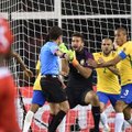 Skandalas: brazilus iš „Copa America“ turnyro eliminavo įvartis ranka