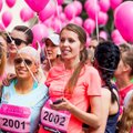 Kovai prieš krūties vėžį skirtame bėgime dalyvavusios moterys: norėjome atkreipti visų draugių, mamų, seserų dėmesį