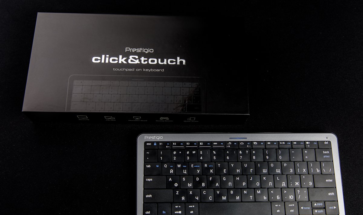 Intuityvioji klaviatūra „Click&Touch“
