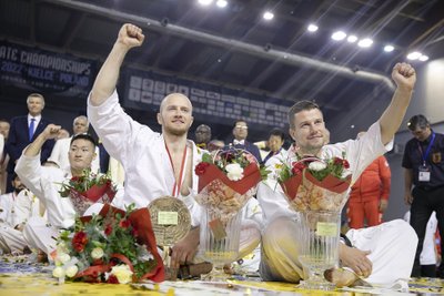 Eventas Gužauskas (dešinėje), Juras Sokolovas (Foto: Jonas Pivoriūnas)