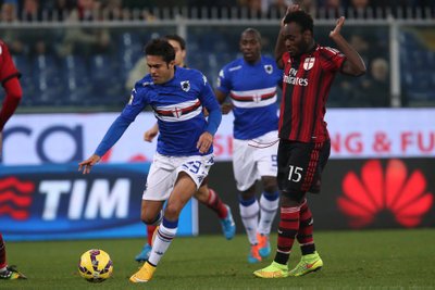 “Sampdoria“ ir “AC Milan“ futbolininkų akistata
