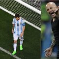 Argentinoje – katastrofos nuojauta, žiniasklaida iš rinktinės veja patį Lionelį Messi