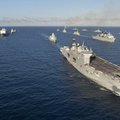 В Клайпедский порт прибыло более 30 военных кораблей союзников по НАТО для участия в BALTOPS 24