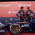 Naująjį automobilį pristatė „Formulės-1“ lenktynių „Toro Rosso“ komanda