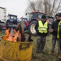 Lenkijos ūkininkai atnaujina sienos su Ukraina blokadą