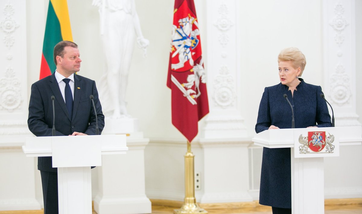 Saulius Skvernelis, Dalia Grybauskaitė