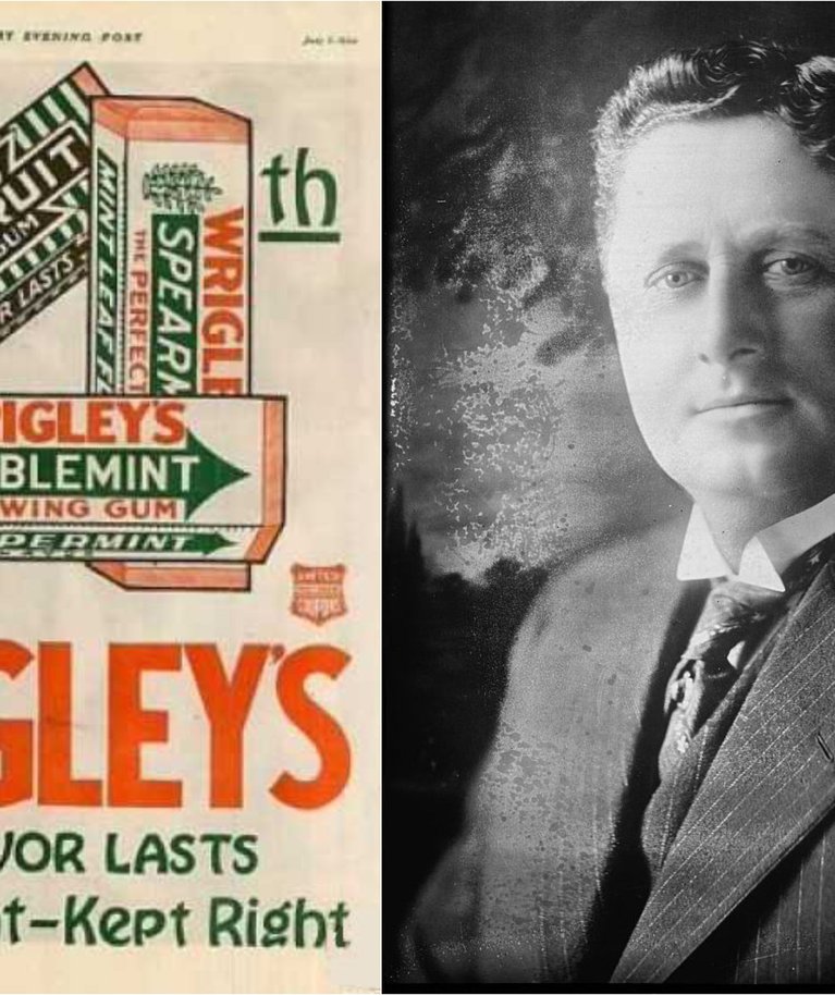 1920 m. gumos reklama / Williamas Wrigley Jr.