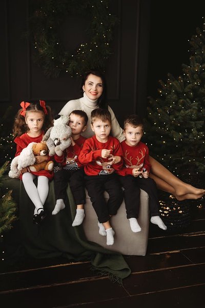Viktorija Paltanavičienė su vaikais