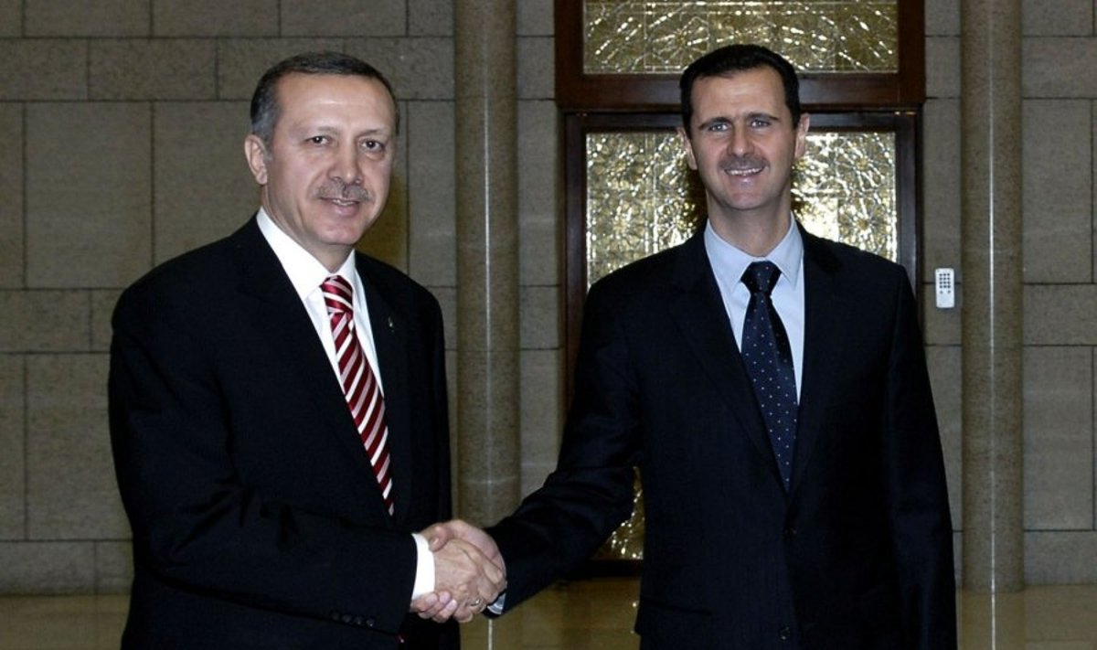 Recep Tayyip Erdogan ir Bashar al Assad