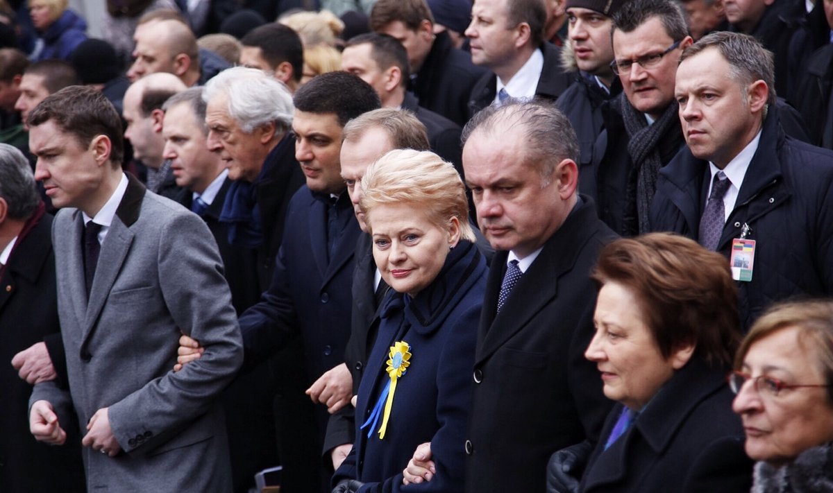 President Grybauskaitė in Euromaidan anniversary event