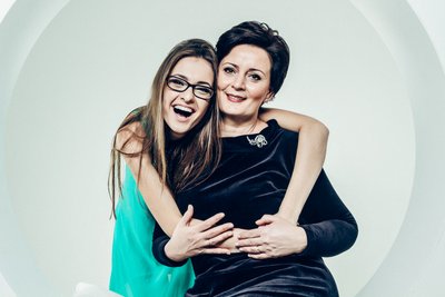 Ieva Zasimauskaitė su mama Audrone