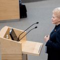 Grybauskaitė: esame pasirengę ir savaitgalį peržiūrėti Seimo priimtus įstatymus