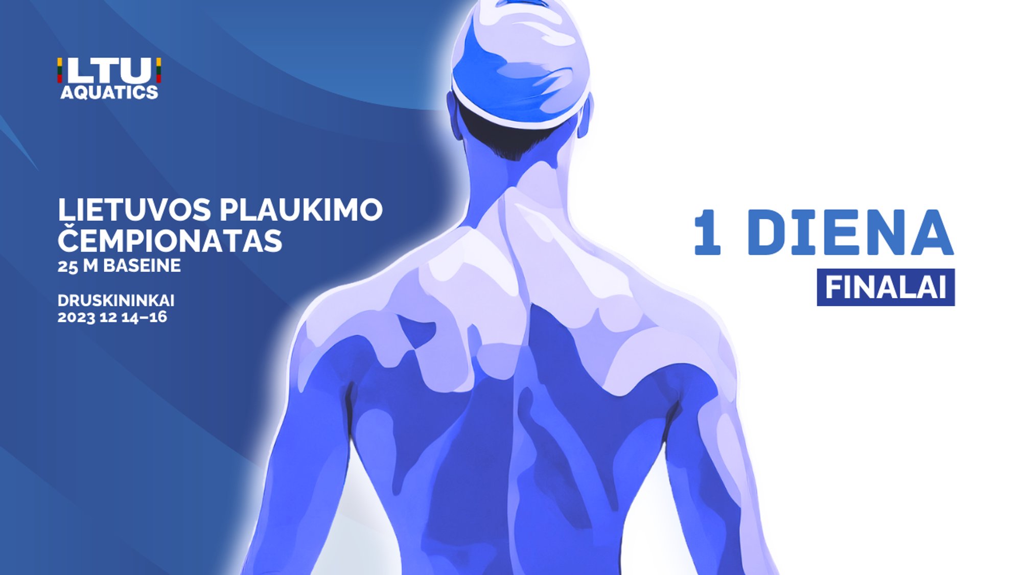 Lietuvos plaukimo čempionatas 2023 (25 m) .1 diena. Finalai Delfi video