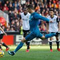 Ronaldo gavo mušti du 11 m baudinius ir „Real“ laimėjo Valensijoje