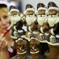 Vokietijos konditeriai šiemet pagamino daugiau šokoladinių Kalėdų senelių