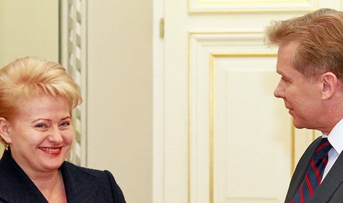 Dalia Grybauskaitė, Audronius Ažubalis