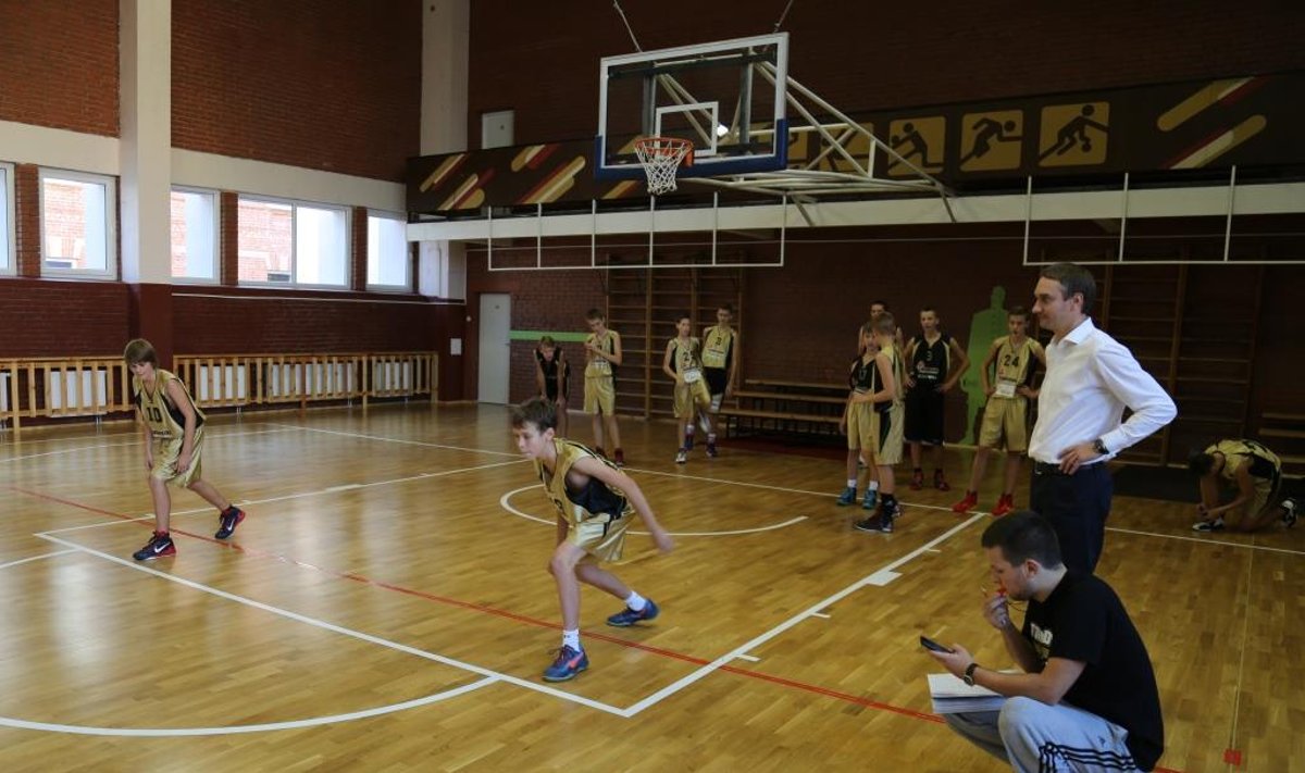 Jaunųjų krepšininkų testavimas