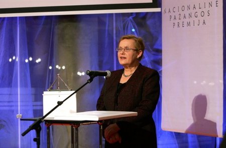 Viktorijai Daujotytė–Pakerienė, „Nacionalinės pažangos premijos“ organizatorių nuotr.