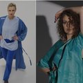 Santaros klinikų medikai parodė, ką dėvi darbe: apranga suplyšusi, chalatų skvernus suriša į mazgus