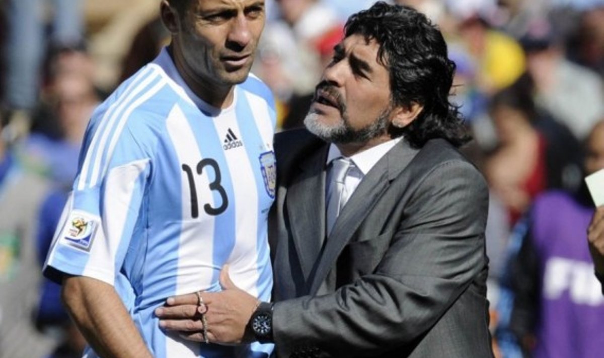 Walteris Samuelis ir Diego Maradona