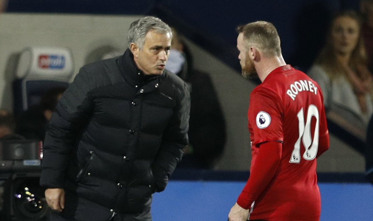 Jose Mourinho ir Wayne'as Rooney