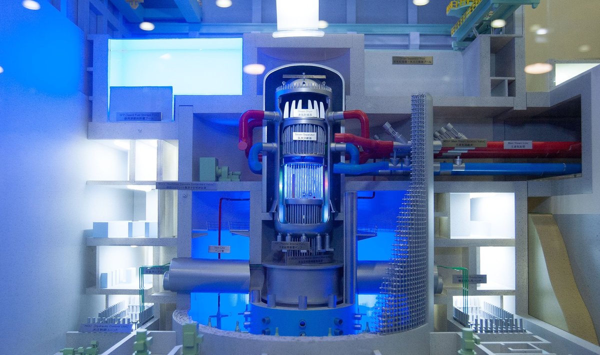 Hitachi reaktoriaus maketas