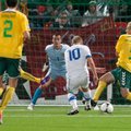 Pasaulio futbolo čempionato atranką Lietuva pradėjo lygiosiomis su Slovakija