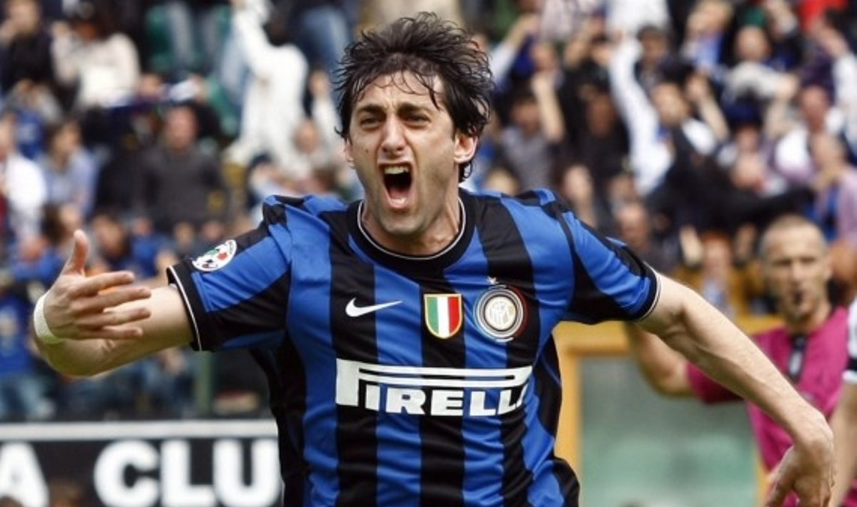 Pergalingą "Inter" įvartį įmušė D.Milito