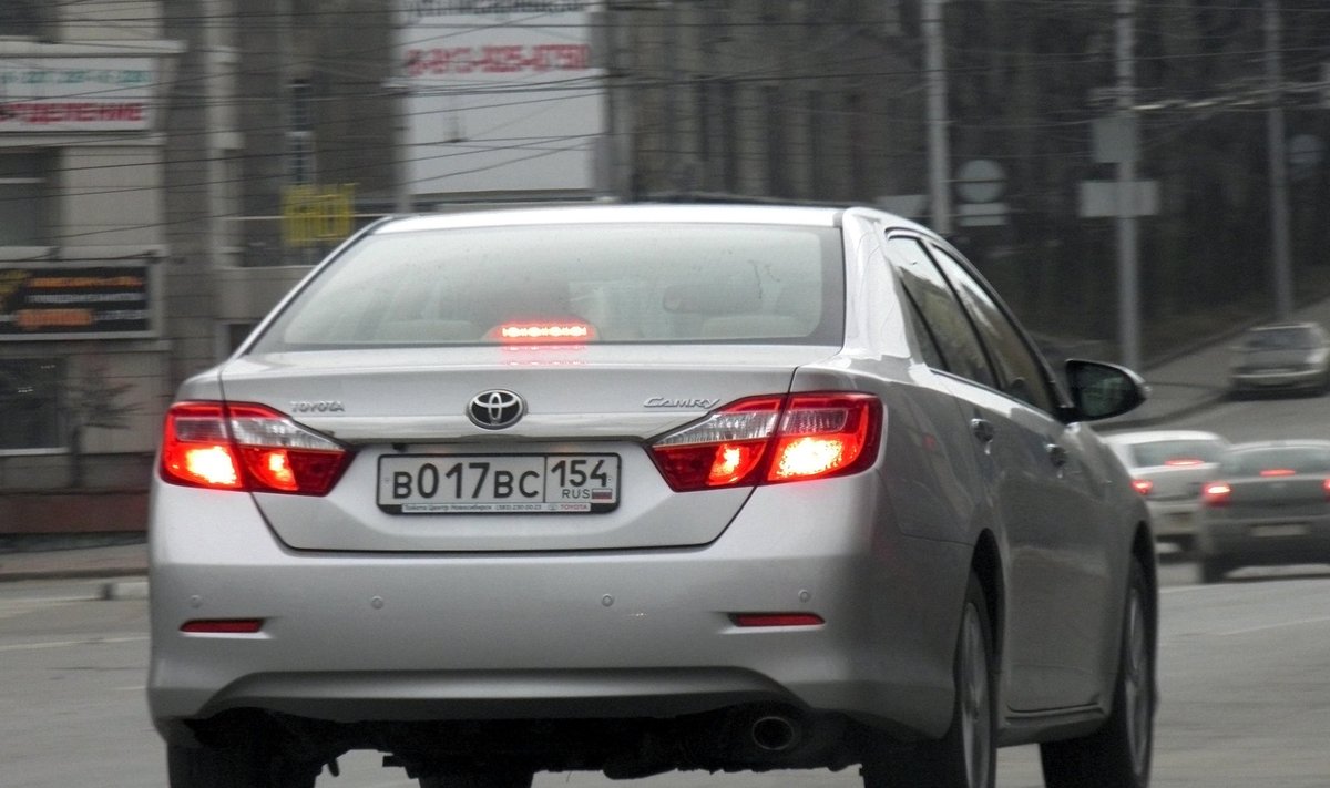 Rusijoje registruotas automobilis